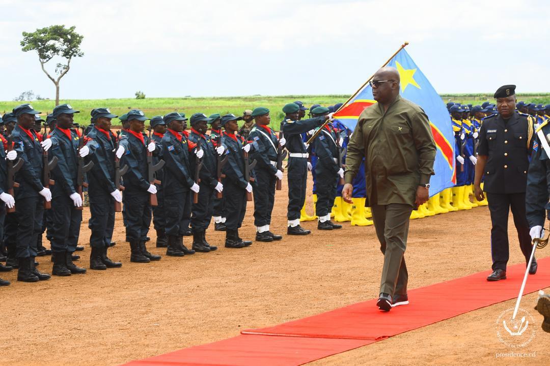 Le chef de l'État Félix Tshisekedi à la Cité Kanyama Kasese dans le Haut- Lomami