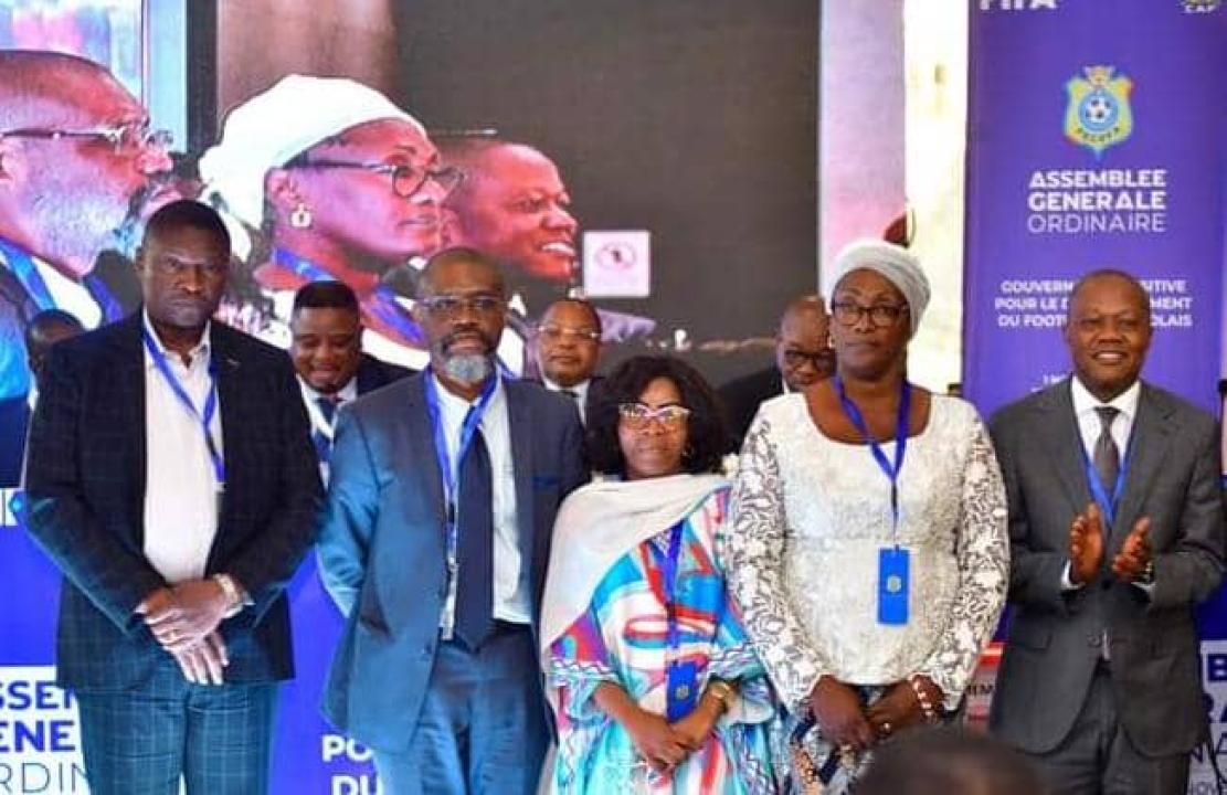 Les membres de la commission électorale de la FECOFA.