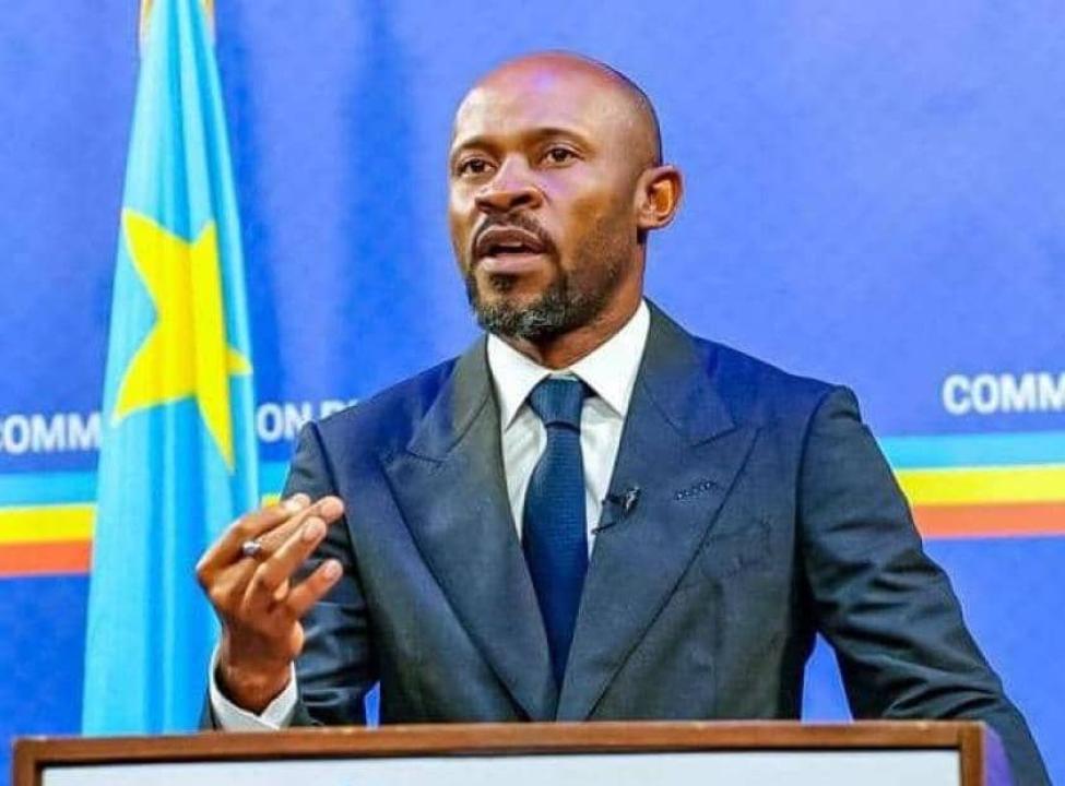 Le ministre de la Communication Patrick Muyaya.