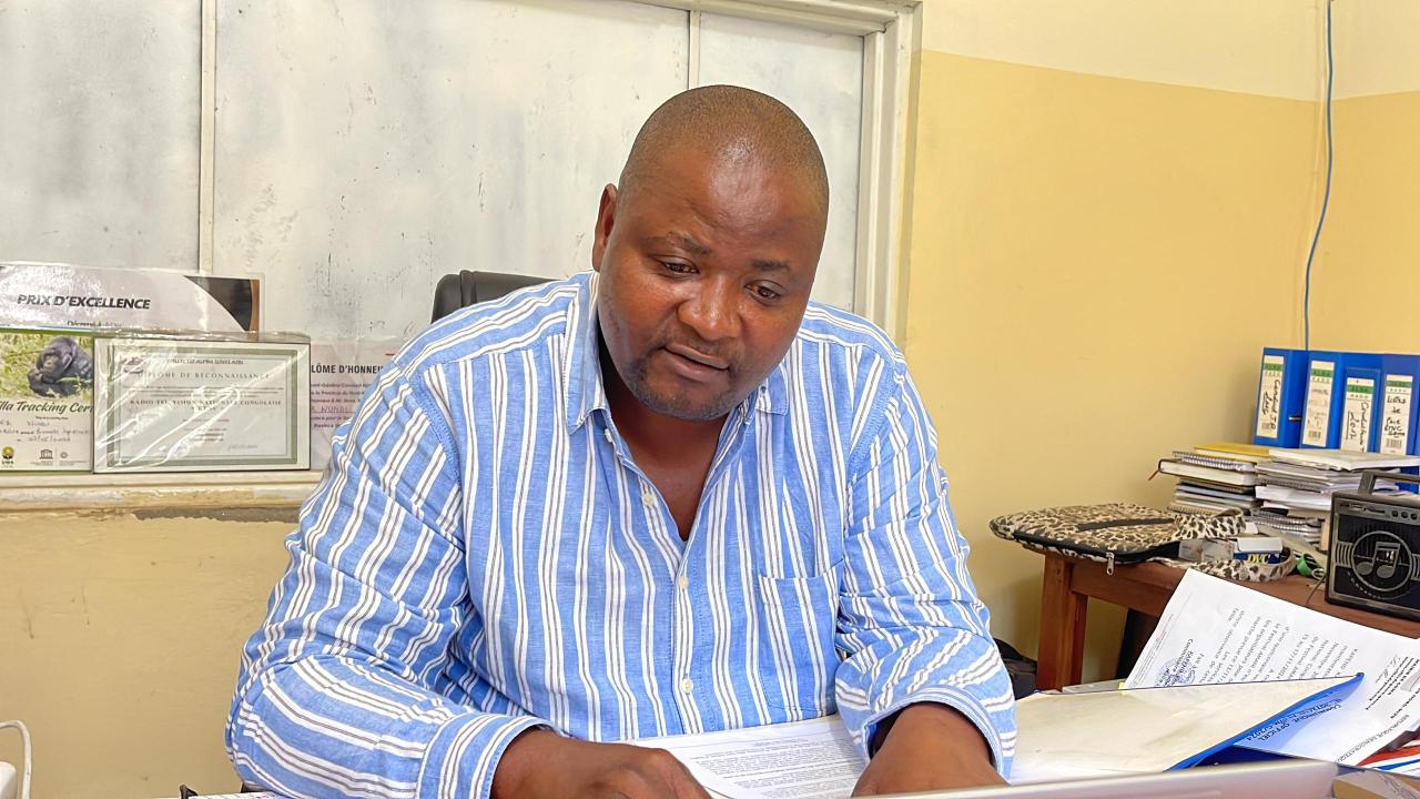 Tuver Wundi, directeur provincial de la RTNC Nord-Kivu et représentant de JED 