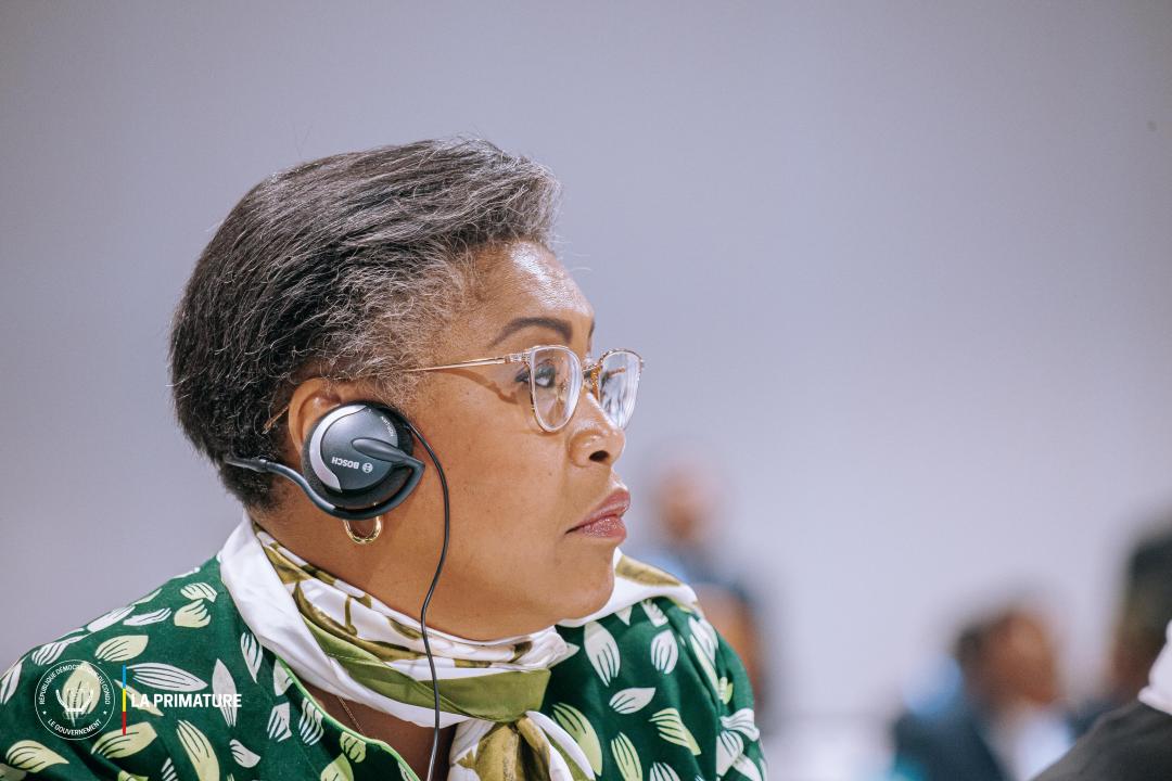 Première ministre Judith Suminwa Tuluka 