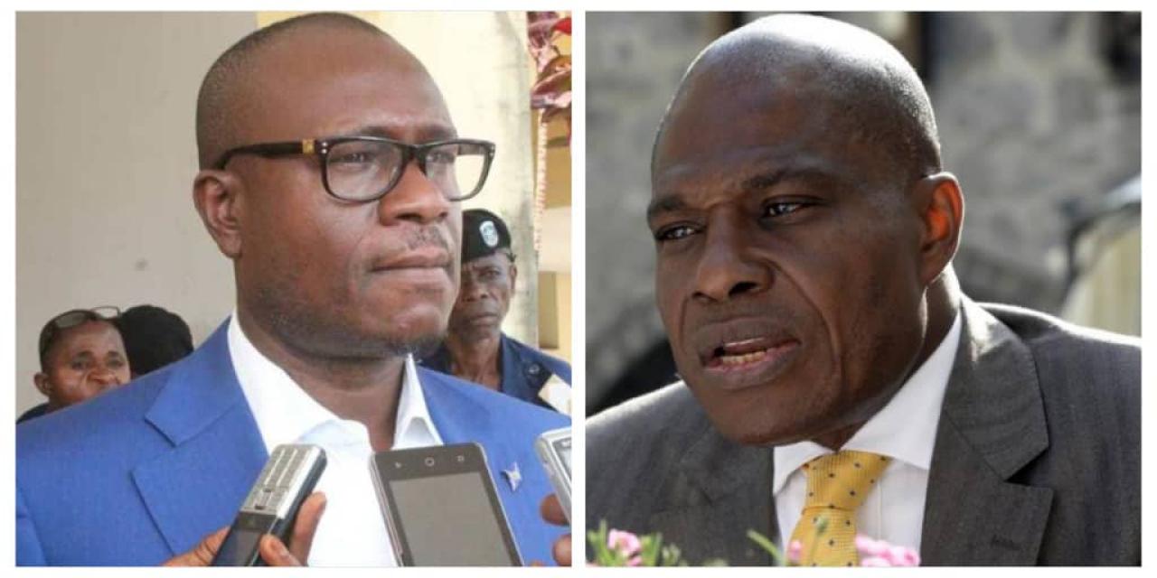 Delly Sessanga et Martin Fayulu