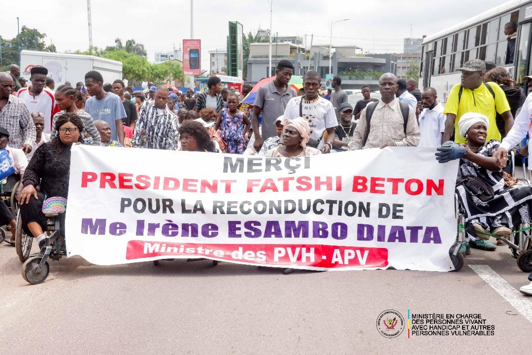 La reconduction de Me Irène Esambo Diata