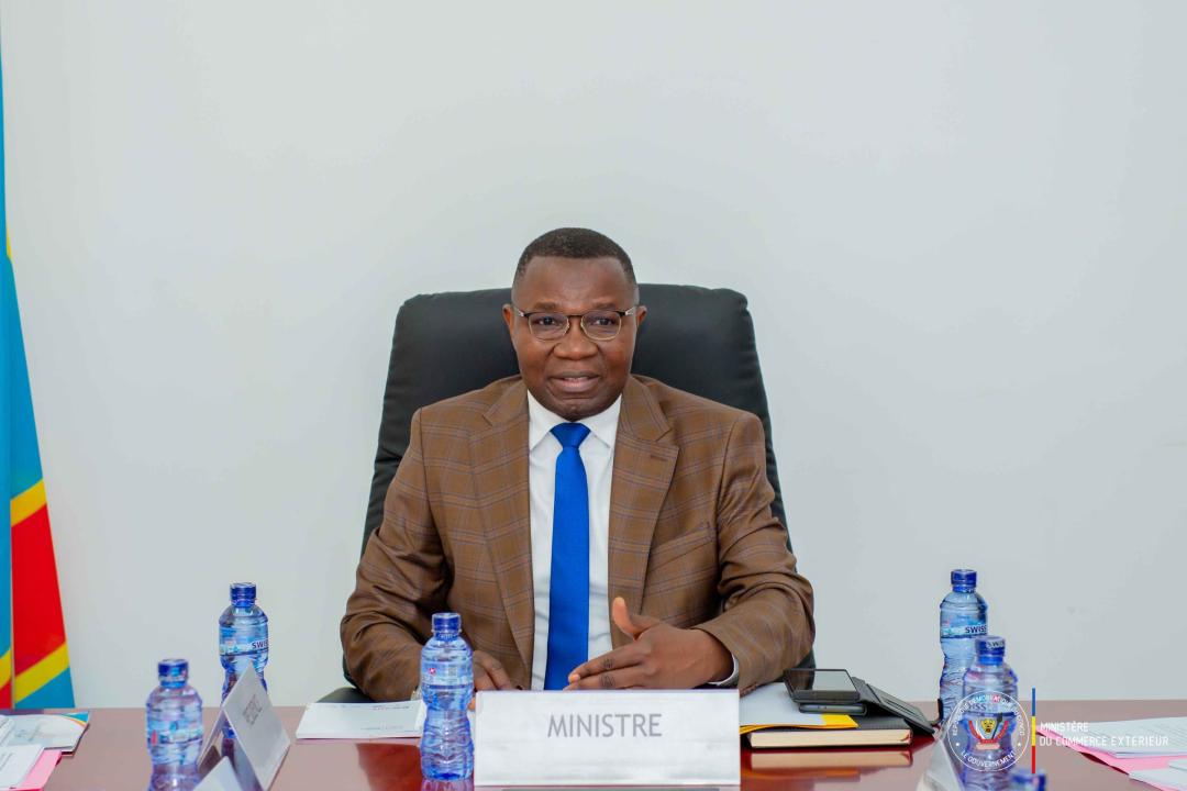 Julien Paluku Kahongya, ministre de Commerce Extérieur et Coordonnateur de la Task Force RDC-UE