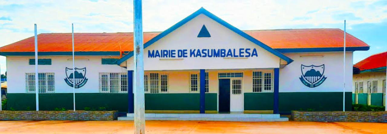 Le siège de la Mairie de Kasumbalesa, dans la Province du Haut-Katanga