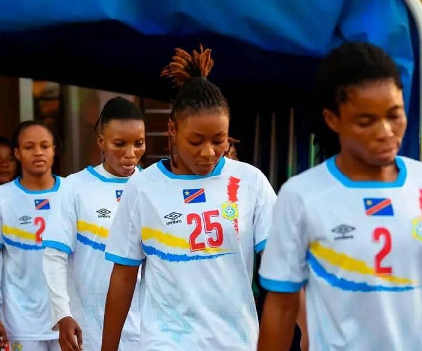 Les Léopards dames lors d'une rencontre disputée face aux Lionnes d'Atlas du Maroc.