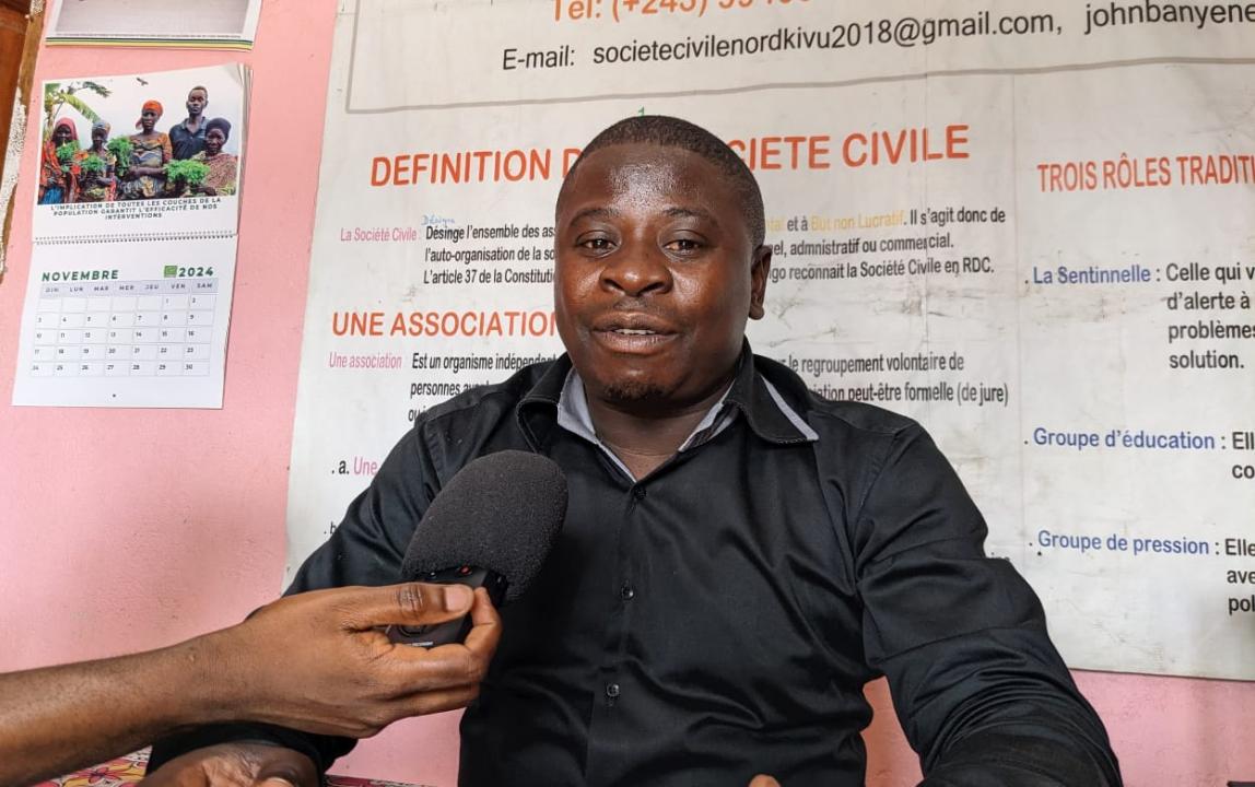 Placide Nzilamba, coordonnateur adjoint de la société civile du Congo [photo d'illustration]