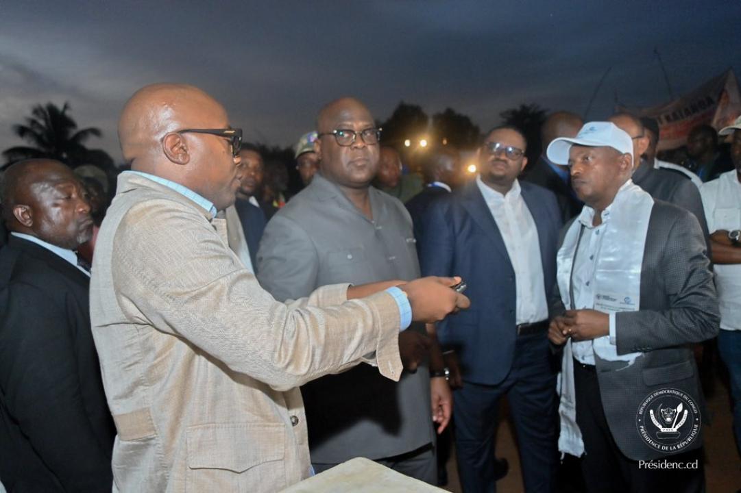 Le chef de l'État Félix Tshisekedi lance les travaux de modernisation de la route N°2 à Mbuji-mayi, samedi 28 28 décembre 2024