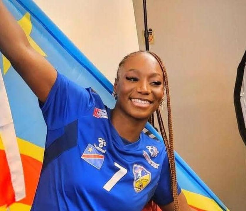 La joueuse congolaise de Handball, Pina Luambo Laugane.