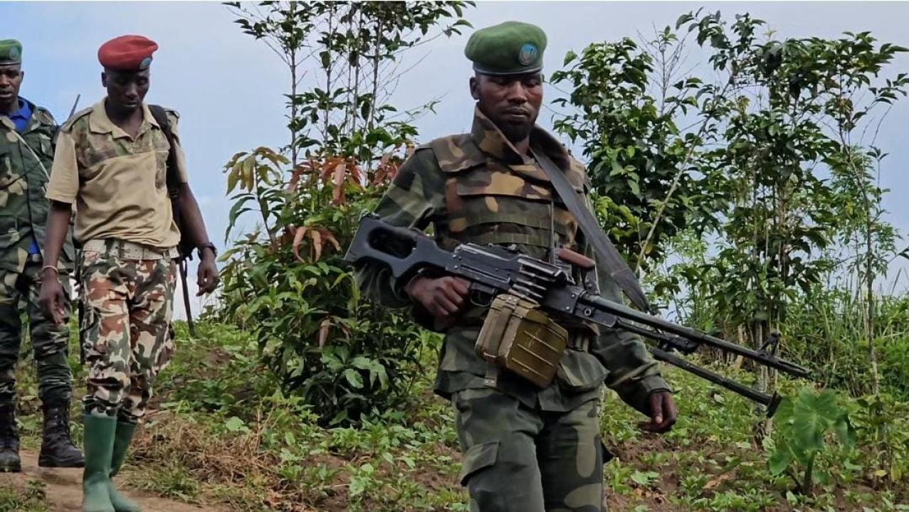 Des soldats du M23-AFC soutenus par le Rwanda en pleines opérations de combat au Nord-Kivu [photo d’illustration]