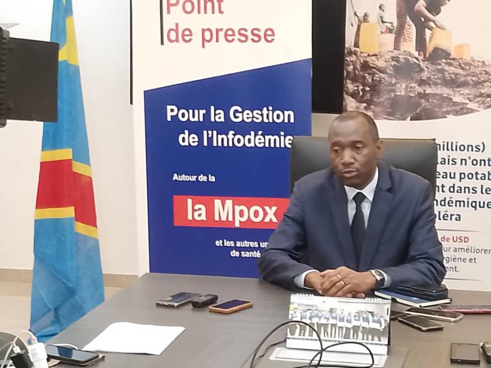 Docteur Dieudonné Mwamba Kazadi, DG de l'INSP-Institut National de Santé Publique-