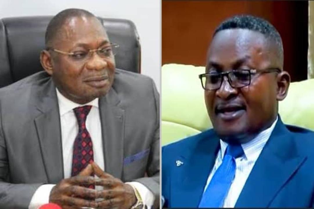 Firmin Mvonde et Constant Manvidila, respectivement, Procureur près la Cour de Cassation et ancien Ministre de l'intérieur du Kongo Central