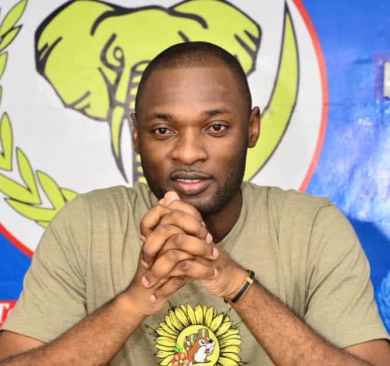 Le nouveau président de la ligue des jeunes d'Envol, Blaine Beya
