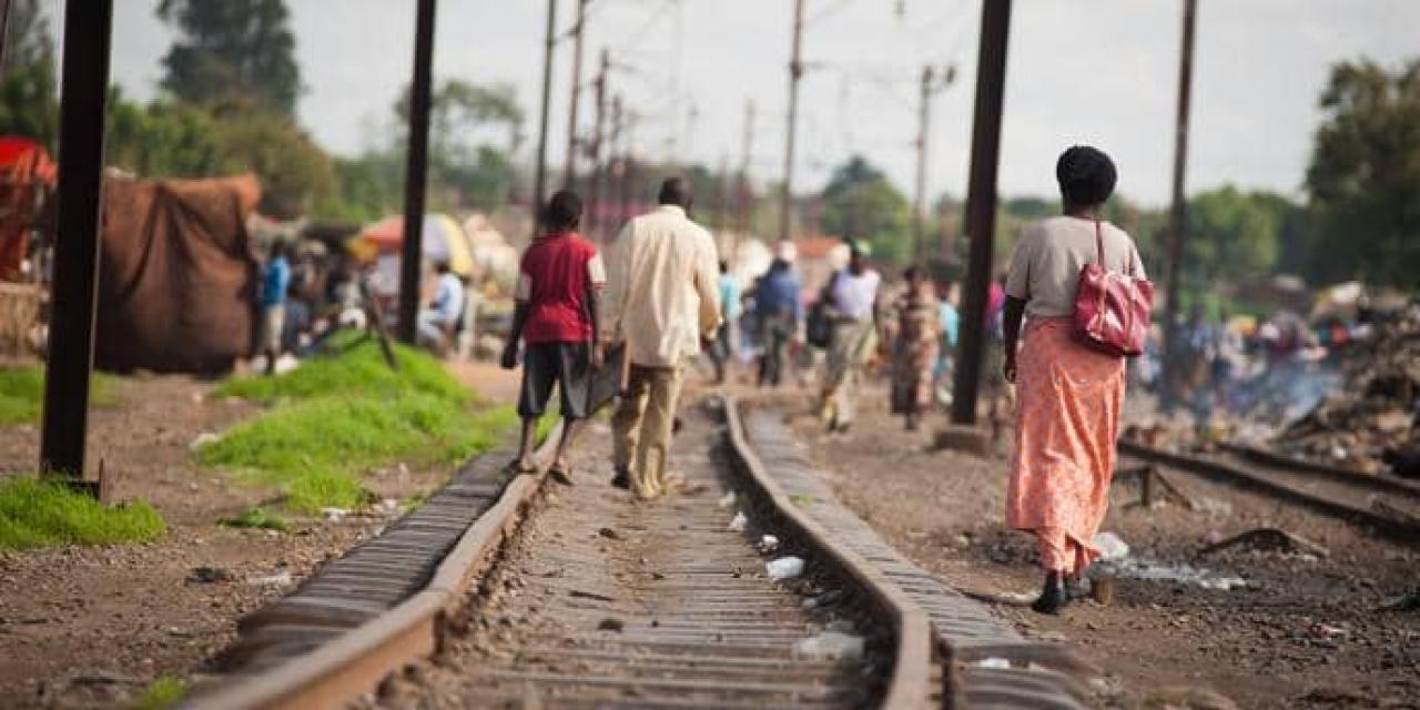 Une partie du tronçon ferroviaires Kintambo-Ndolo à Kinshasa