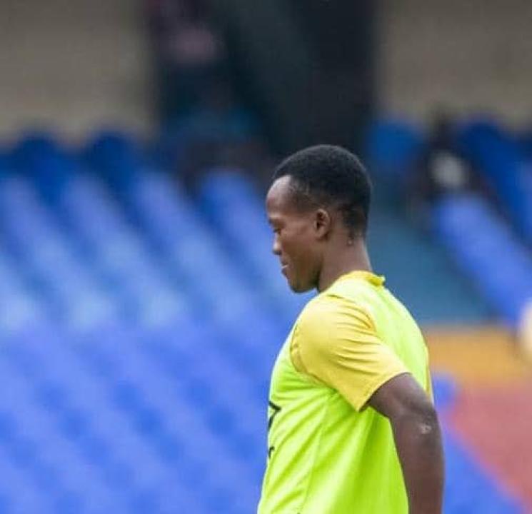 Oscar Kabwit lors d'une séance d'entraînement des Léopards au Stade des Martyrs. [Photo d'illustration]