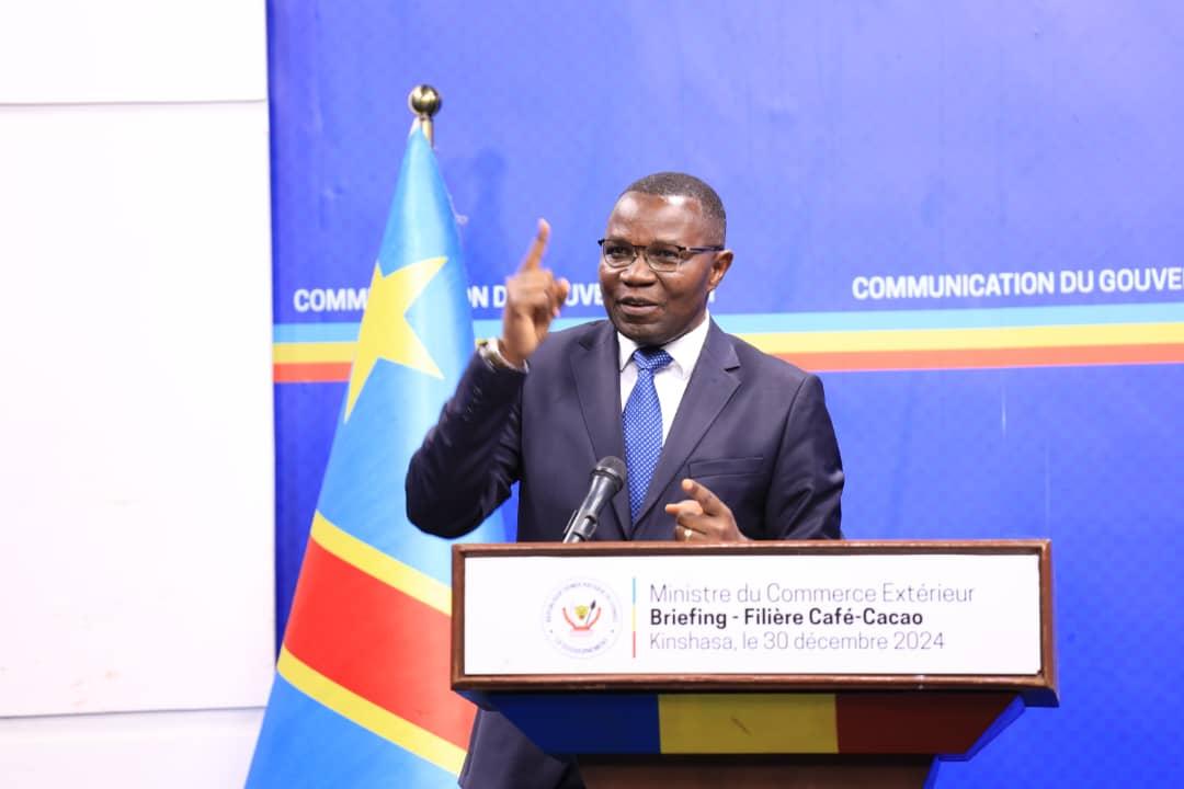 Le ministre du Commerce Extérieur Julien Paluku Kahongya