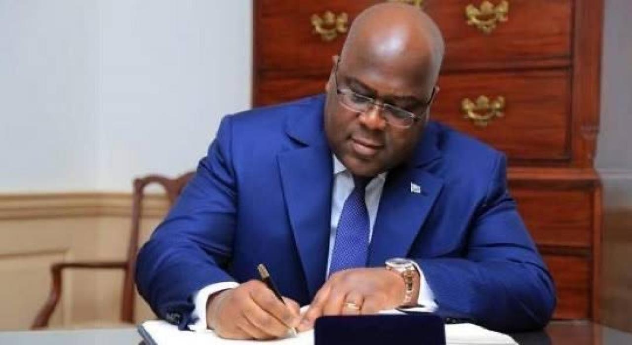 Le chef de l'État Félix Tshisekedi