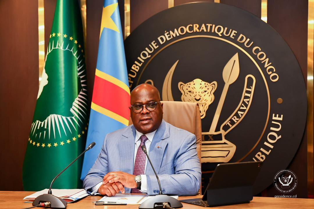 Le chef de l'État Félix Tshisekedi