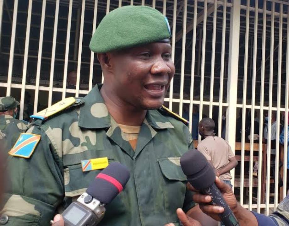 Guillaume Nd'jike, porte-parole des FARDC Ituri