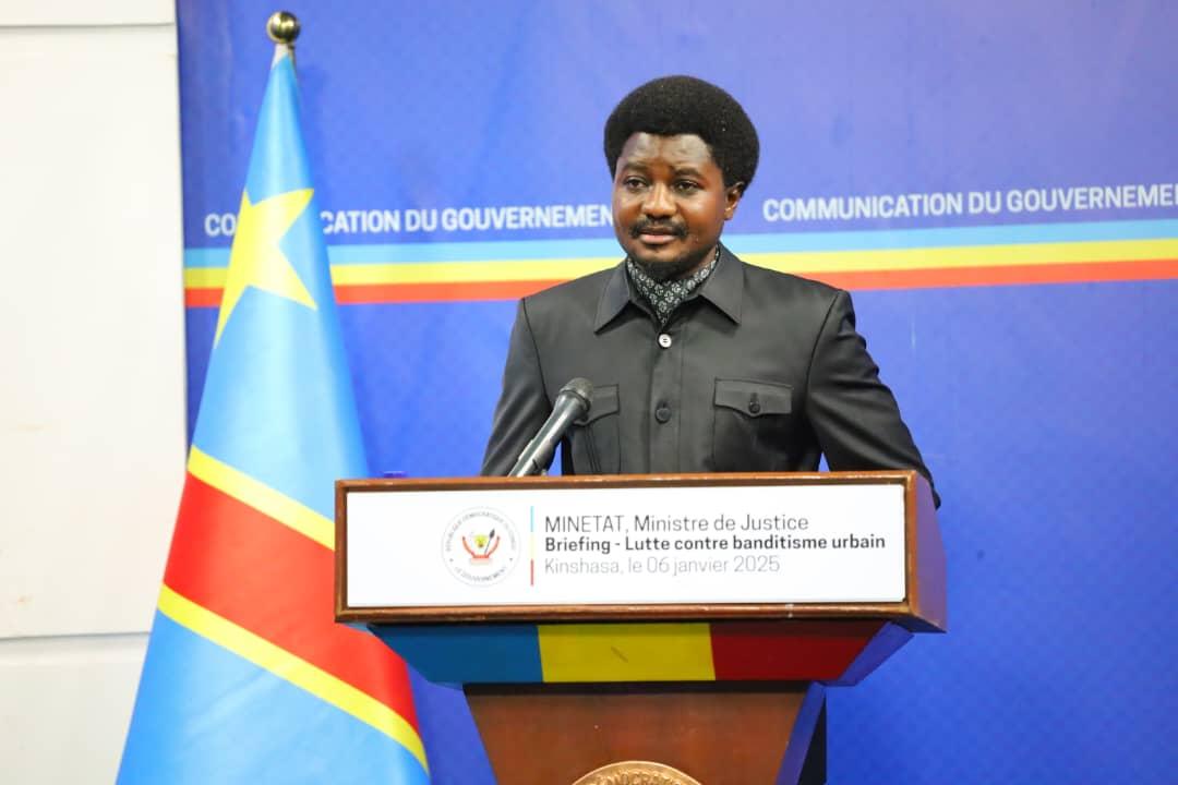 Le ministre d'État, ministre de la justice Constant Mutamba