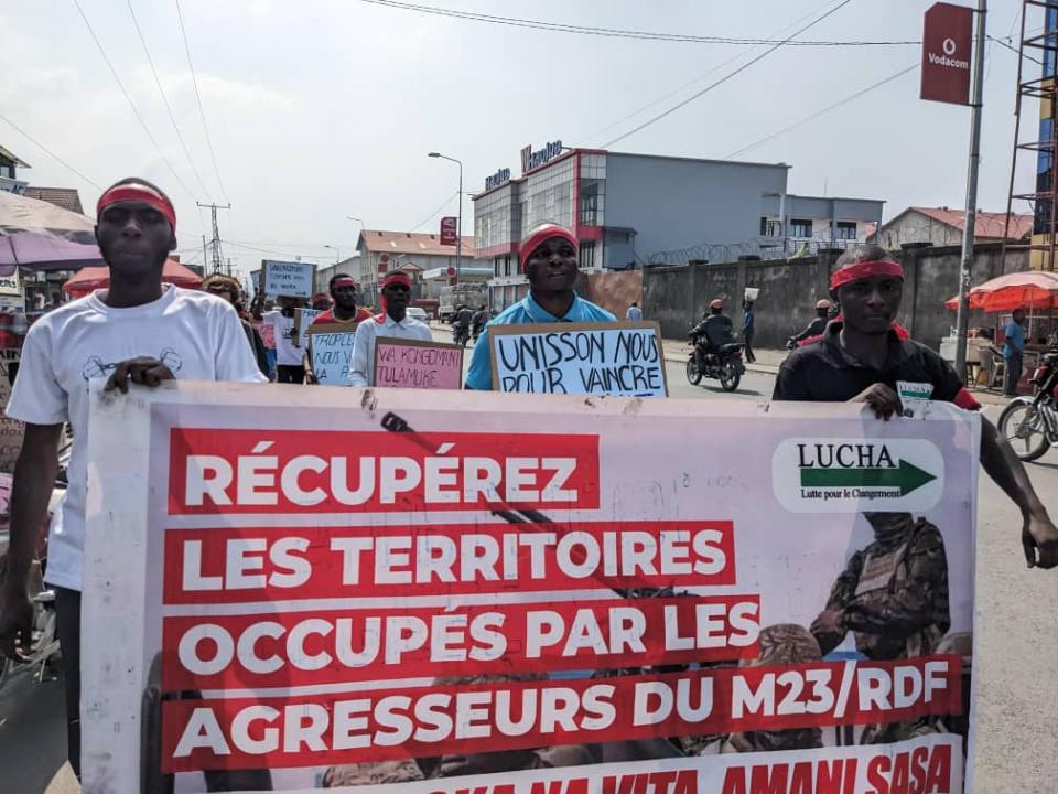 La LUCHA dans la rue ce jeudi à Goma [photo d'illustration]