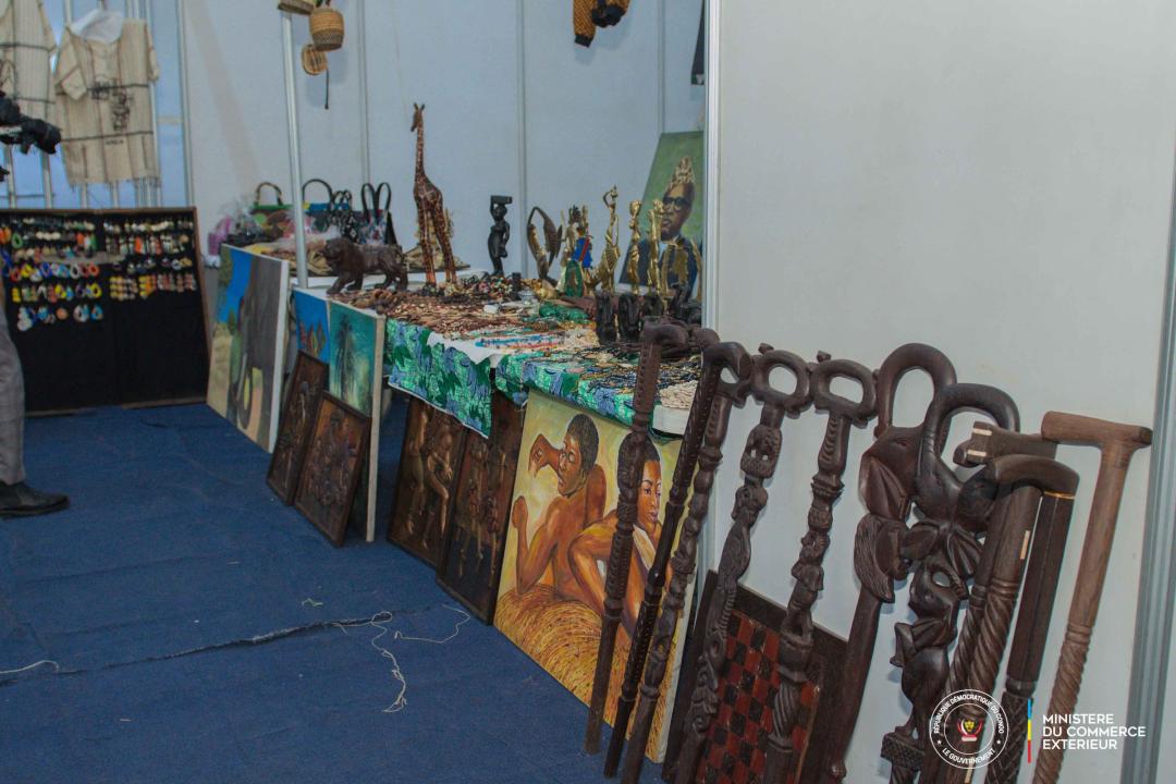Des œuvres d’art exposées lors de la 46ème édition de la FICKIN à Kinshasa [photo d’illustration]