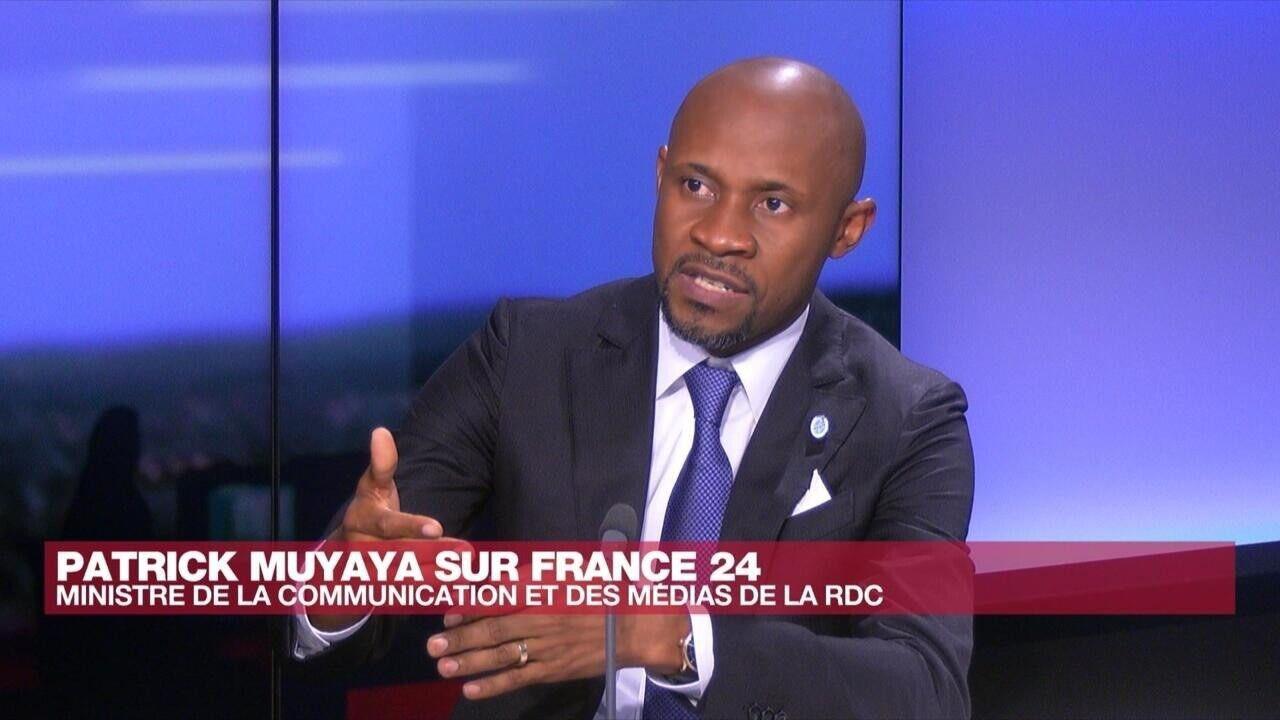 Le ministre de la communication Patrick Muyaya