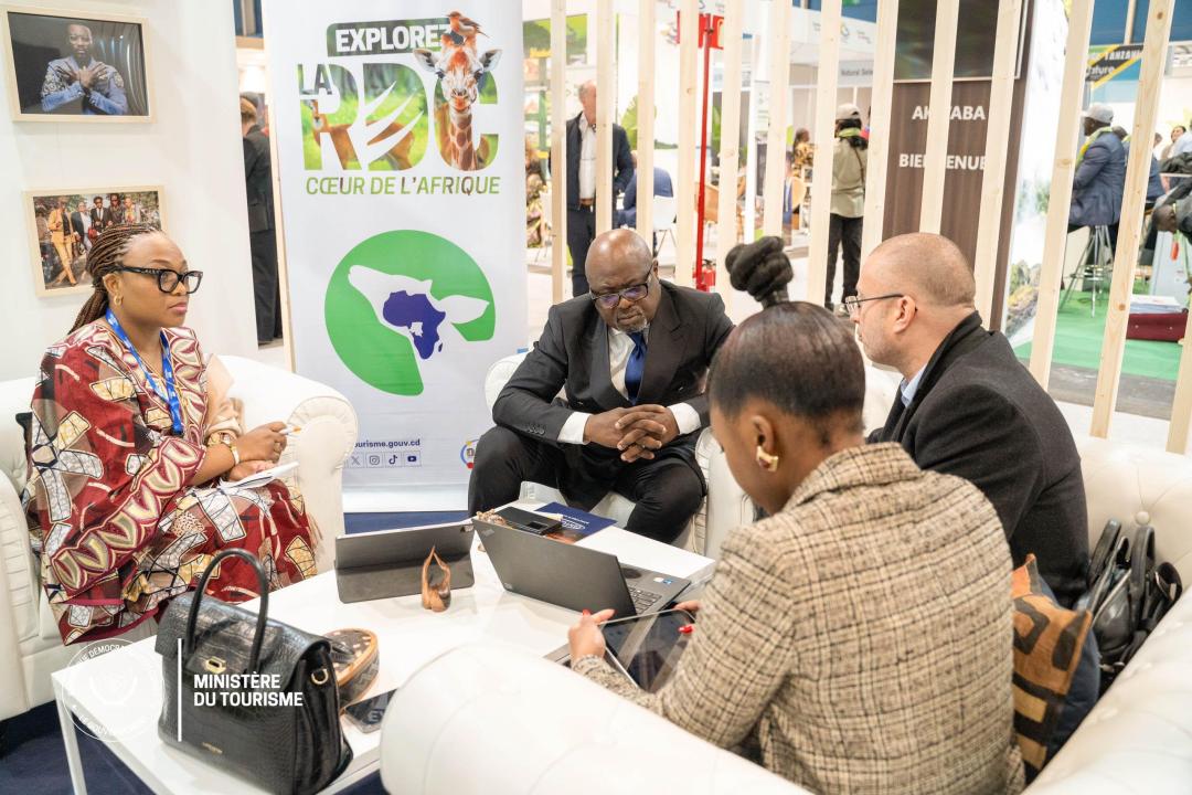 Didier M'pambia, ministre du national du Tourisme de la RDC, en séjour de travail, en Espagne