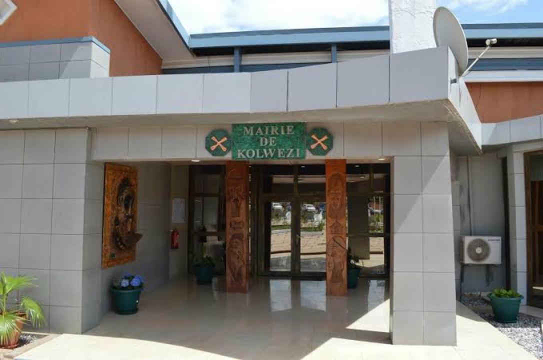 Le bâtiment afministratif de la Mairie de Kolwezi