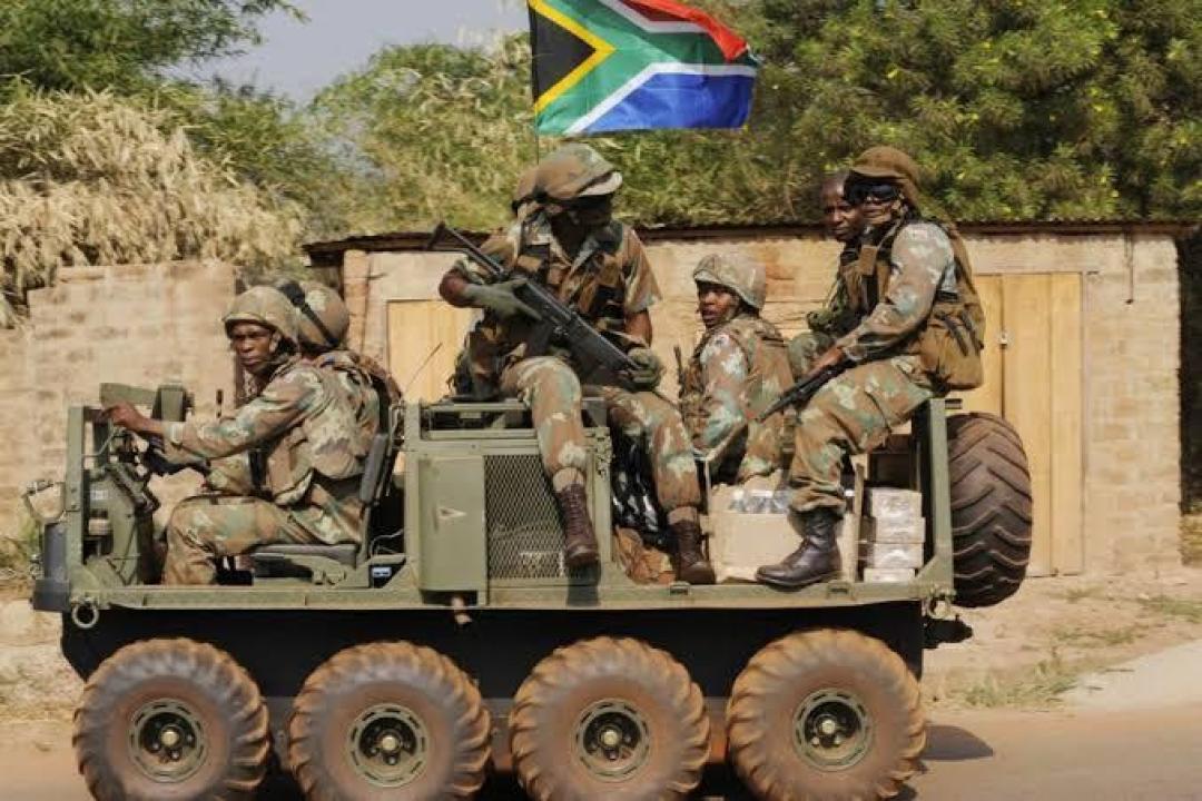 Les éléments de l’Armée Sud-Africaine déployés dans l’est de la RDC, dans le cadre de la SADEC [photo d’illustration]