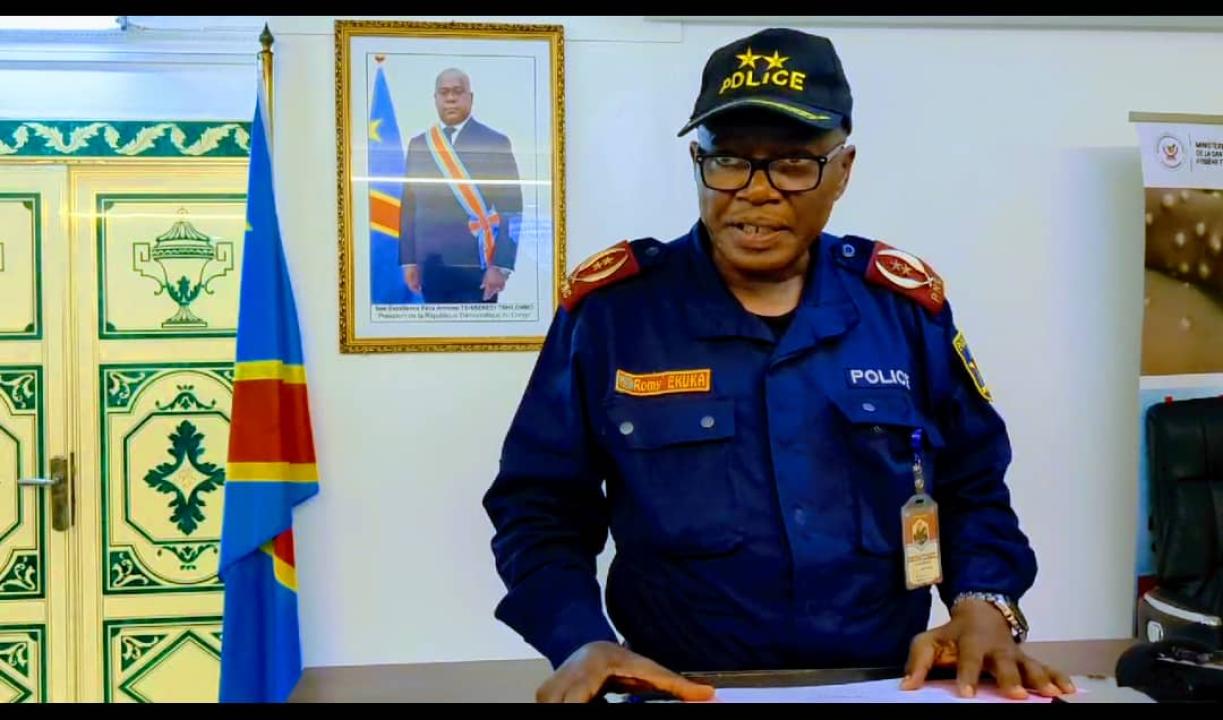 Le vice gouverneur policier du Nord-Kivu, Romy Ekuka lipopo [photo d'illustration]