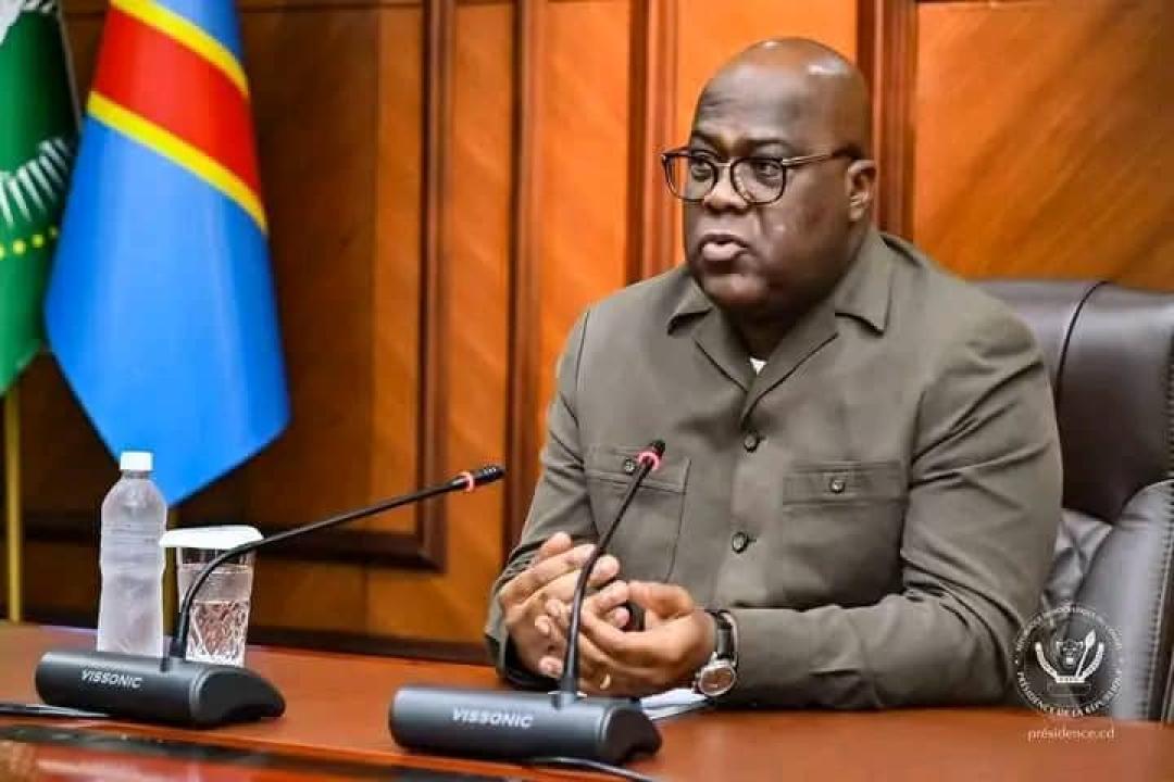 Le chef de l'État Félix Tshisekedi