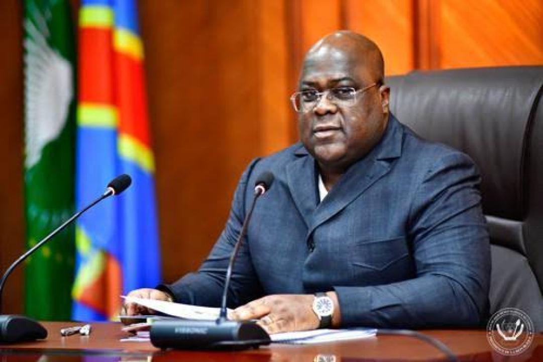 Le chef de l'État Félix Tshisekedi