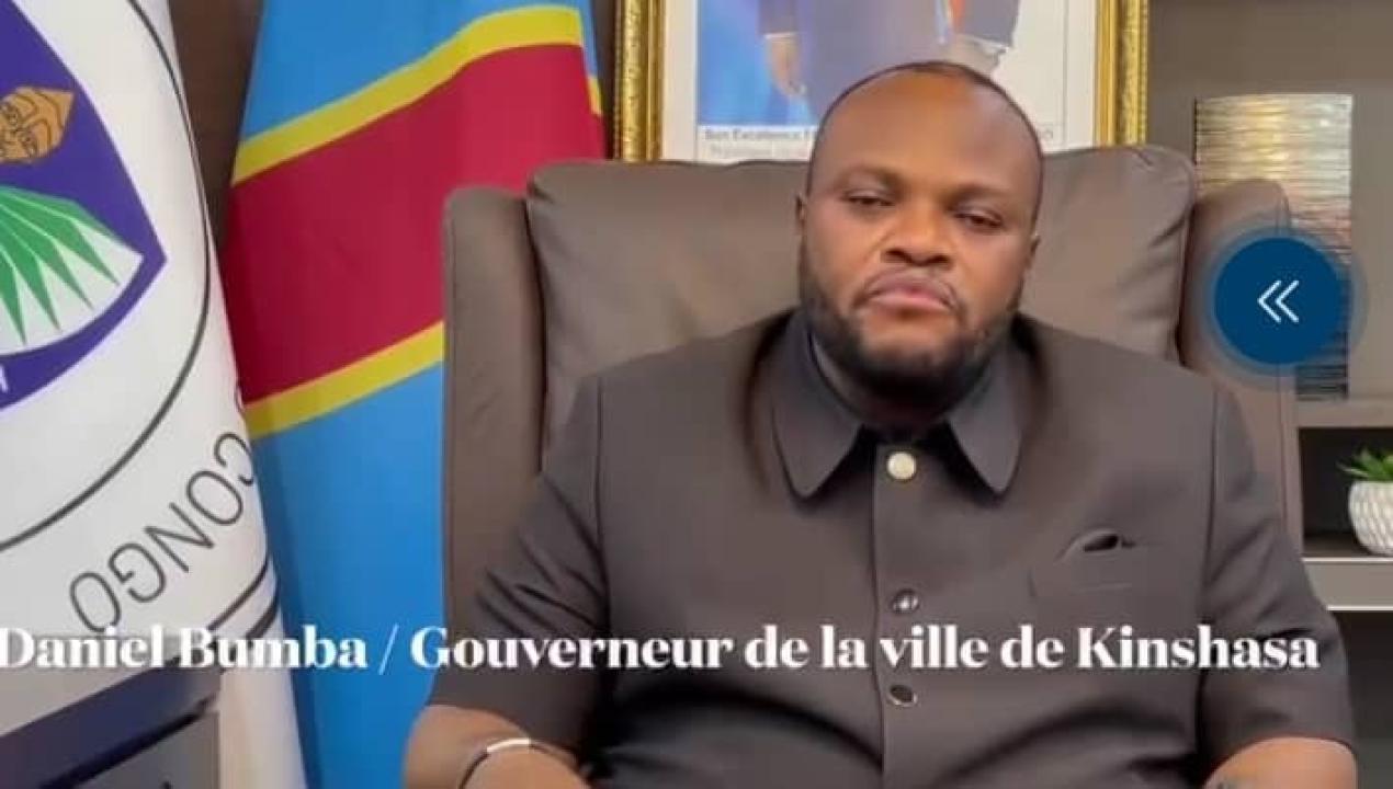 Le gouverneur de la ville de Kinshasa Daniel Bumba