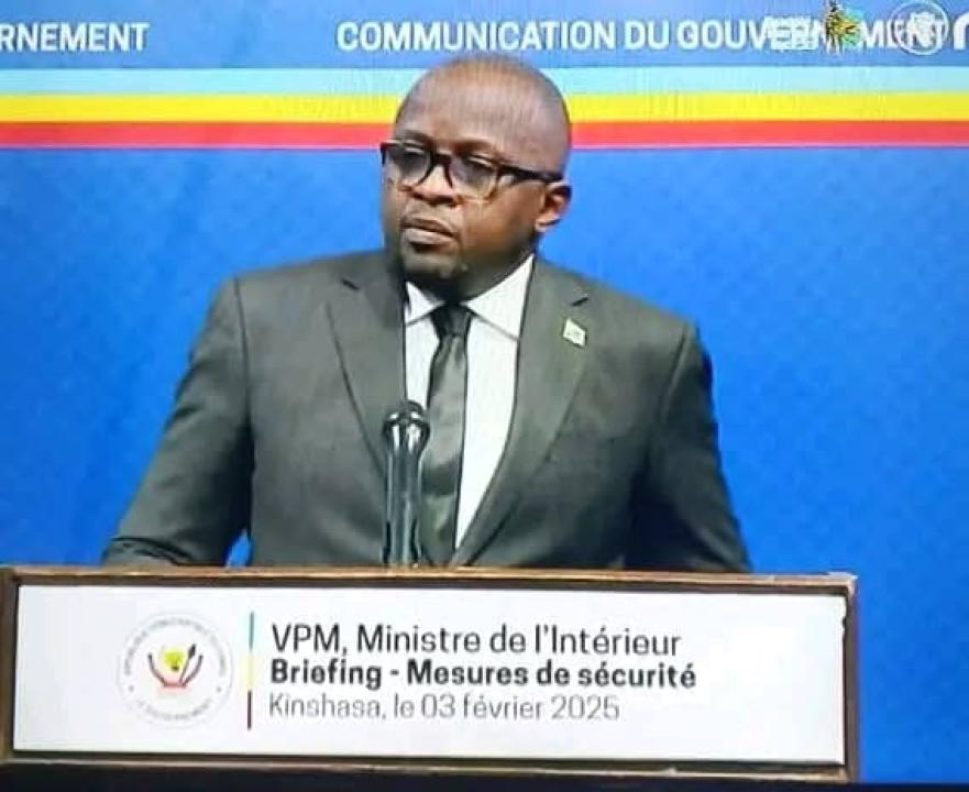 Jacquemain Shabani Lukoo, Vice-premier ministre, ministre de l'Intérieur, Sécurité, Décentralisation et Affaires Coutumières