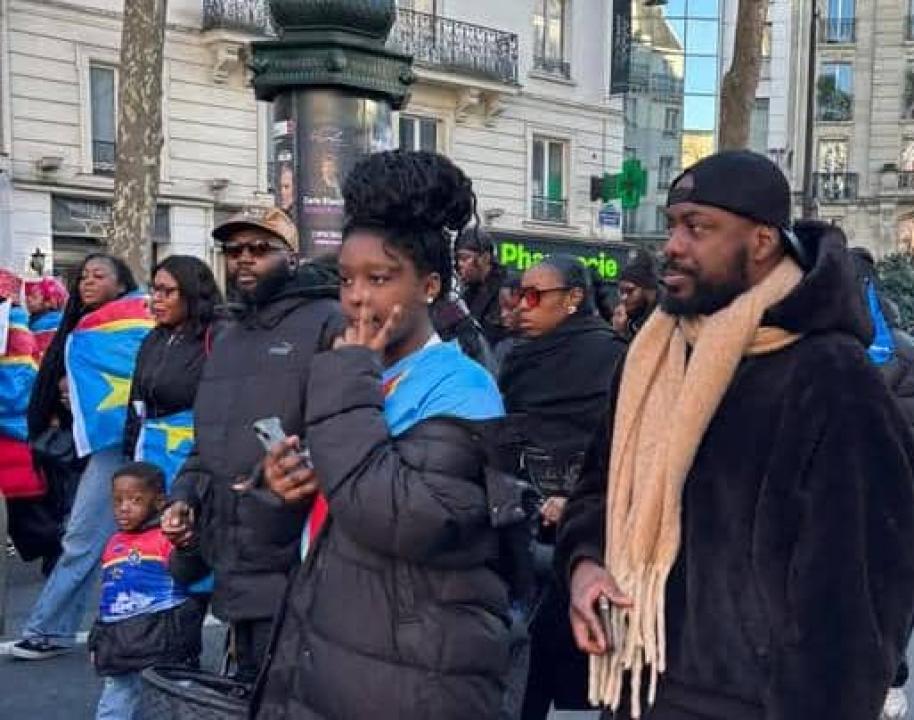 Manifestation des Congolais à Paris. [Photo d'illustration]