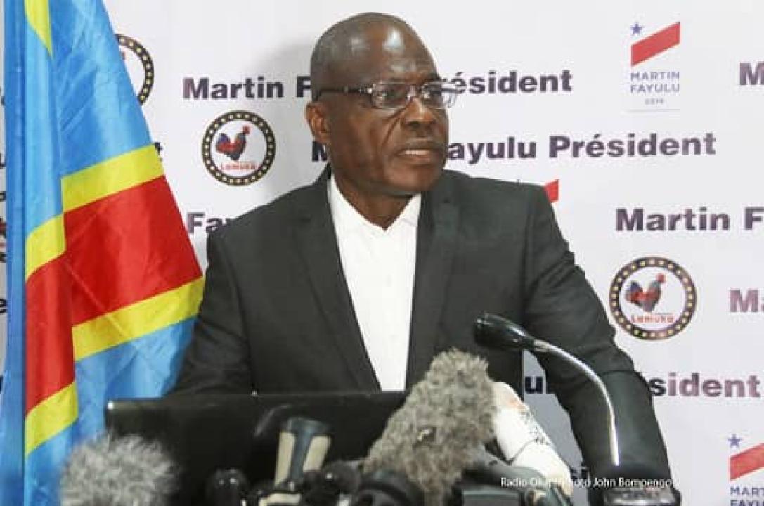 L'opposant congolais Martin Fayulu