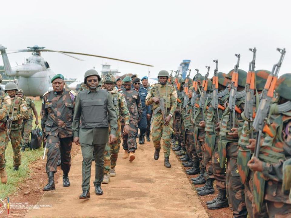 Guy Kabombo Muadiamvita, vice-premier ministre de La défense avec les FARDC au Nord-Kivu [photo d’illustration]