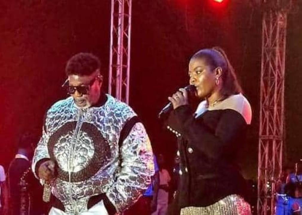 Koffi Olomide et Cindy Le cœur lors d'un concert. [Photo d'illustration]