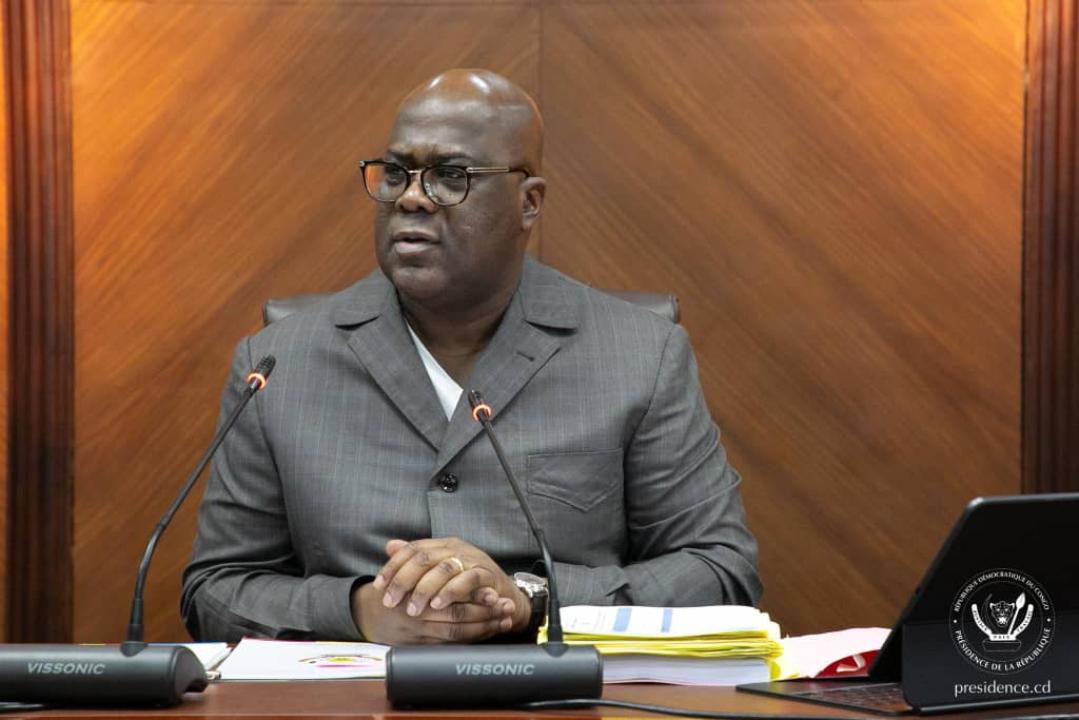 Le chef de l'État Félix Tshisekedi