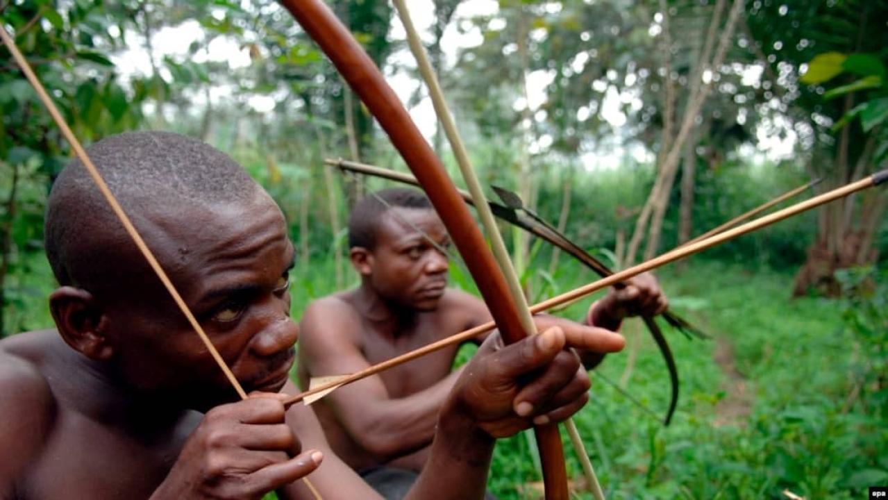 Des survivants de la communauté pygmée Bambuti dans le petit village de Mbau Mikereba, dans la forêt de l'Ituri [photos archives]