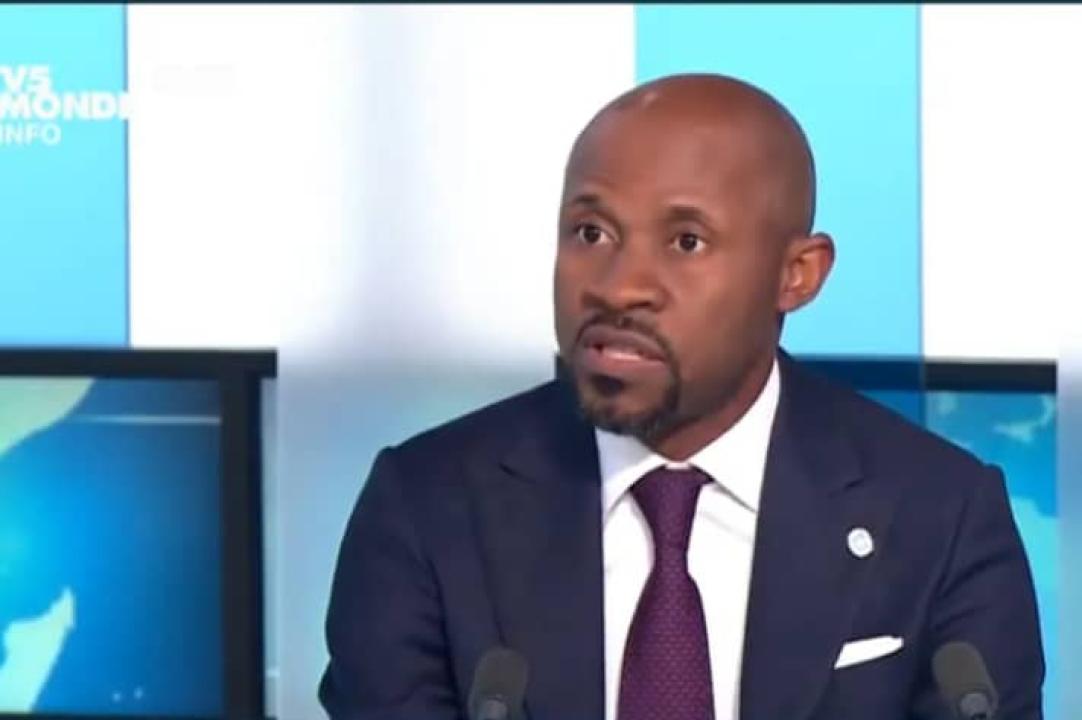 Le ministre Patrick Muyaya sur TV5MONDE.