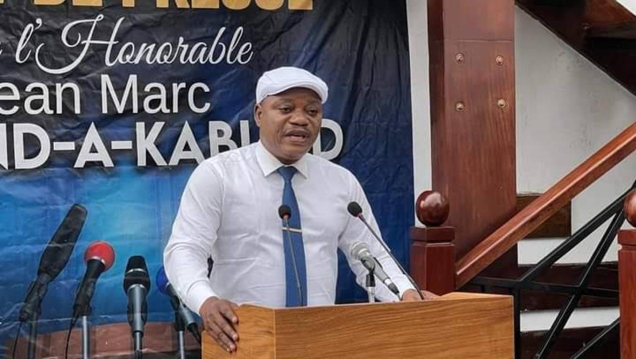L'opposant congolais Jean-Marc Kabund, président de l'Alliance pour le changement