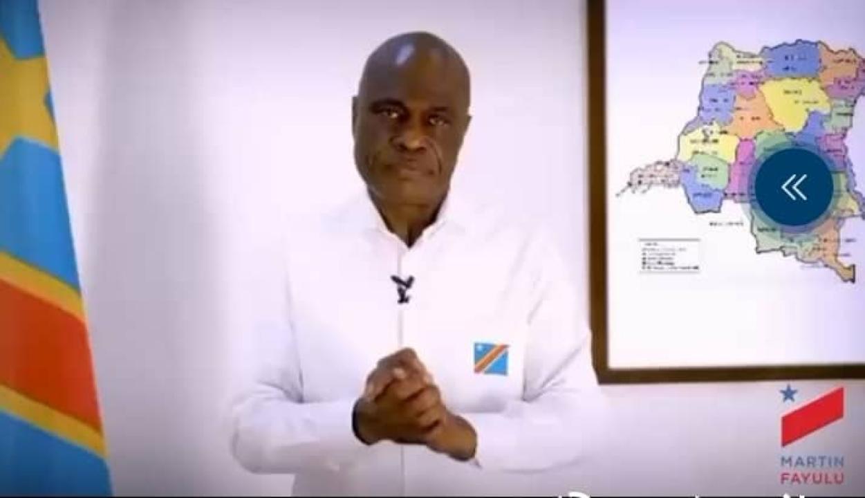 L'opposant congolais Martin Fayulu