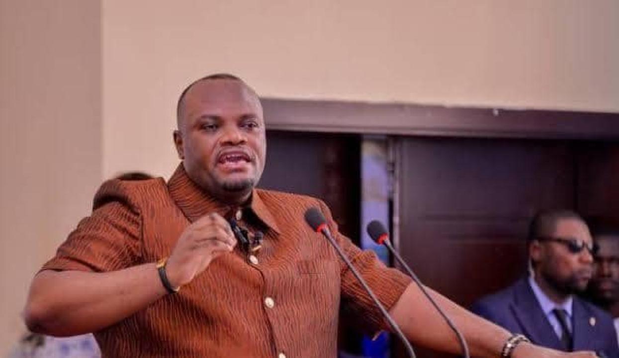 Le gouverneur de la ville de Kinshasa Daniel Bumba, lors de la présentation du programme de son gouvernement à l'Assemblée provinciale de Kinshasa [ photo d'illustration]