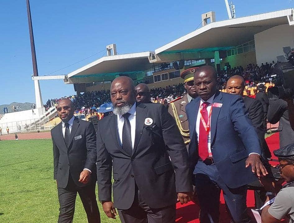 Joseph Kabila au Indépendance Stadium de Windhoek.