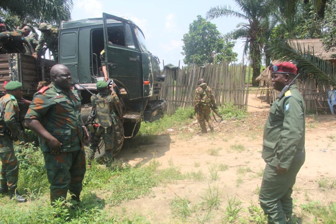 L’un des bastions des miliciens Mobondo récupérée par les FARDC lors des opérations de nettoyage dans le territoire de Kwamouth