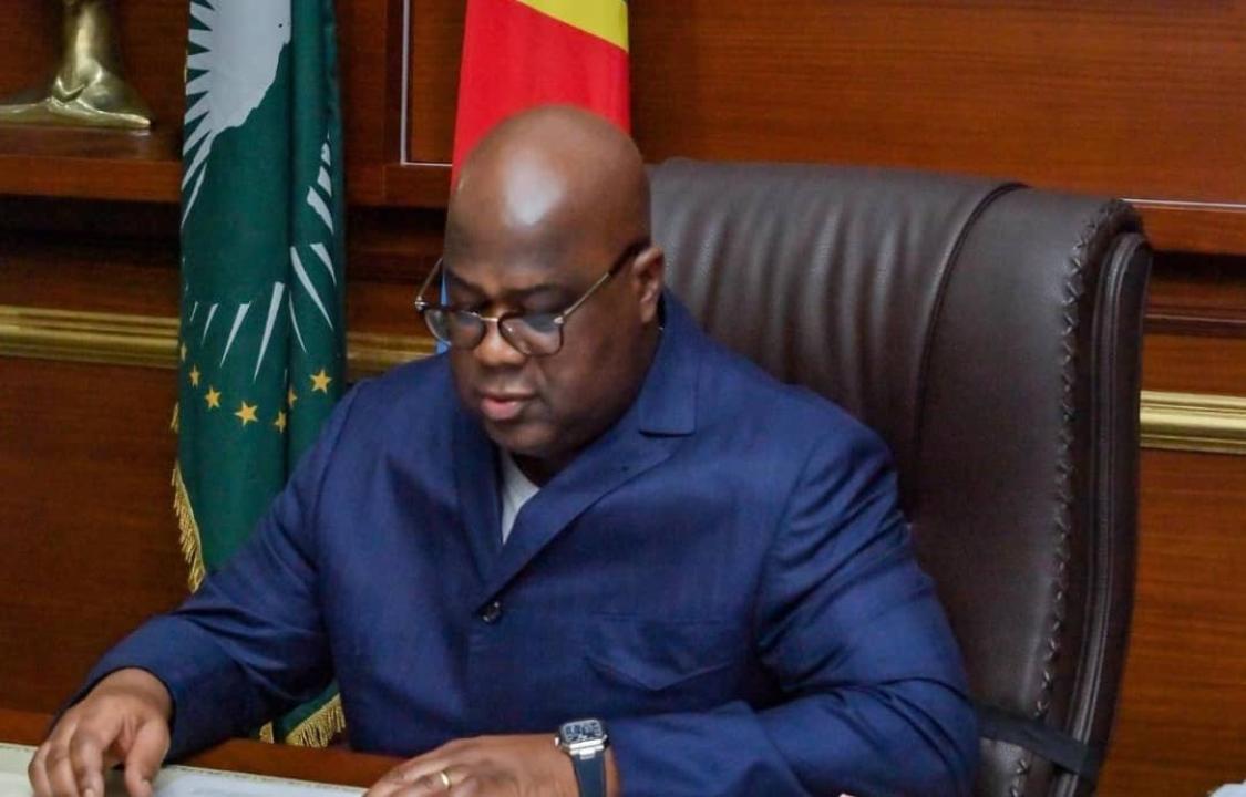 Le chef de l'État Félix Tshisekedi