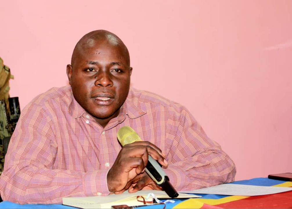 Ephrem Kabasha, administrateur du territoire de Nyiragongo, sous l’ère de la coalition M23-AFC soutenue par le Rwanda
