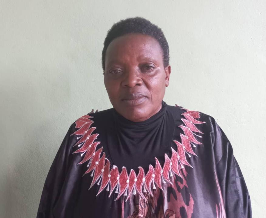 Liberata Buratwa, présidente du conseil d’administration de l’organisation PACOFEDI en province du Nord-Kivu